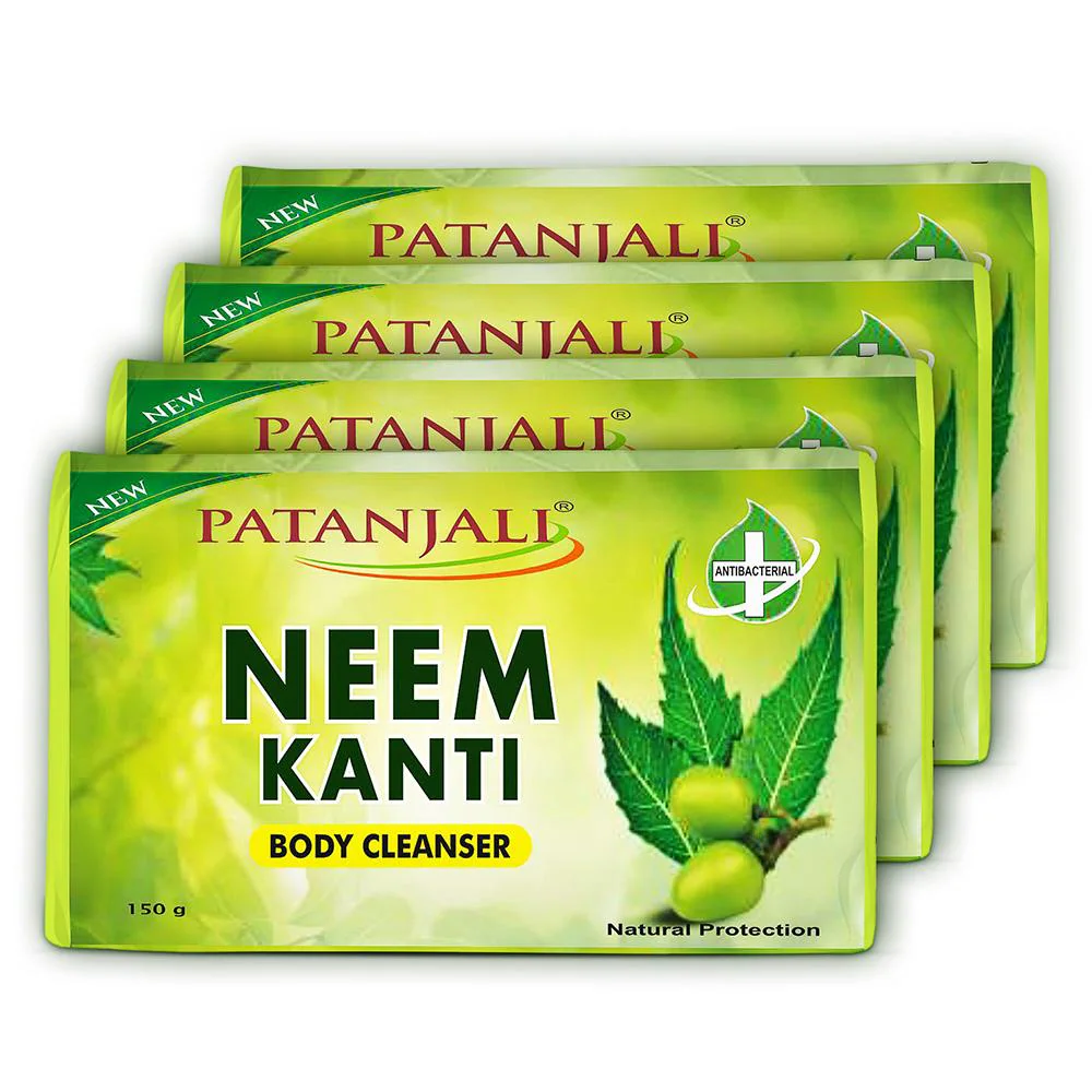 Patanjali Neem Kanti Soap (Pack of 4)