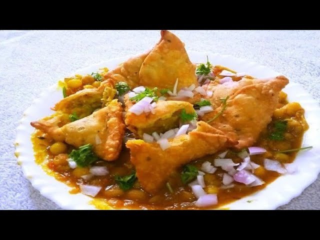 Samose with Chole  MB