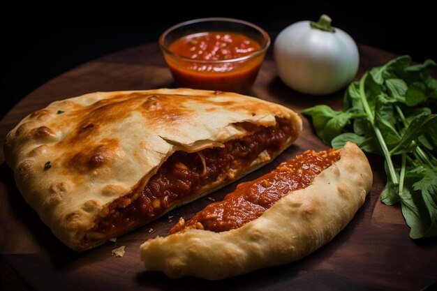 Harissa Sauce Calzone PT