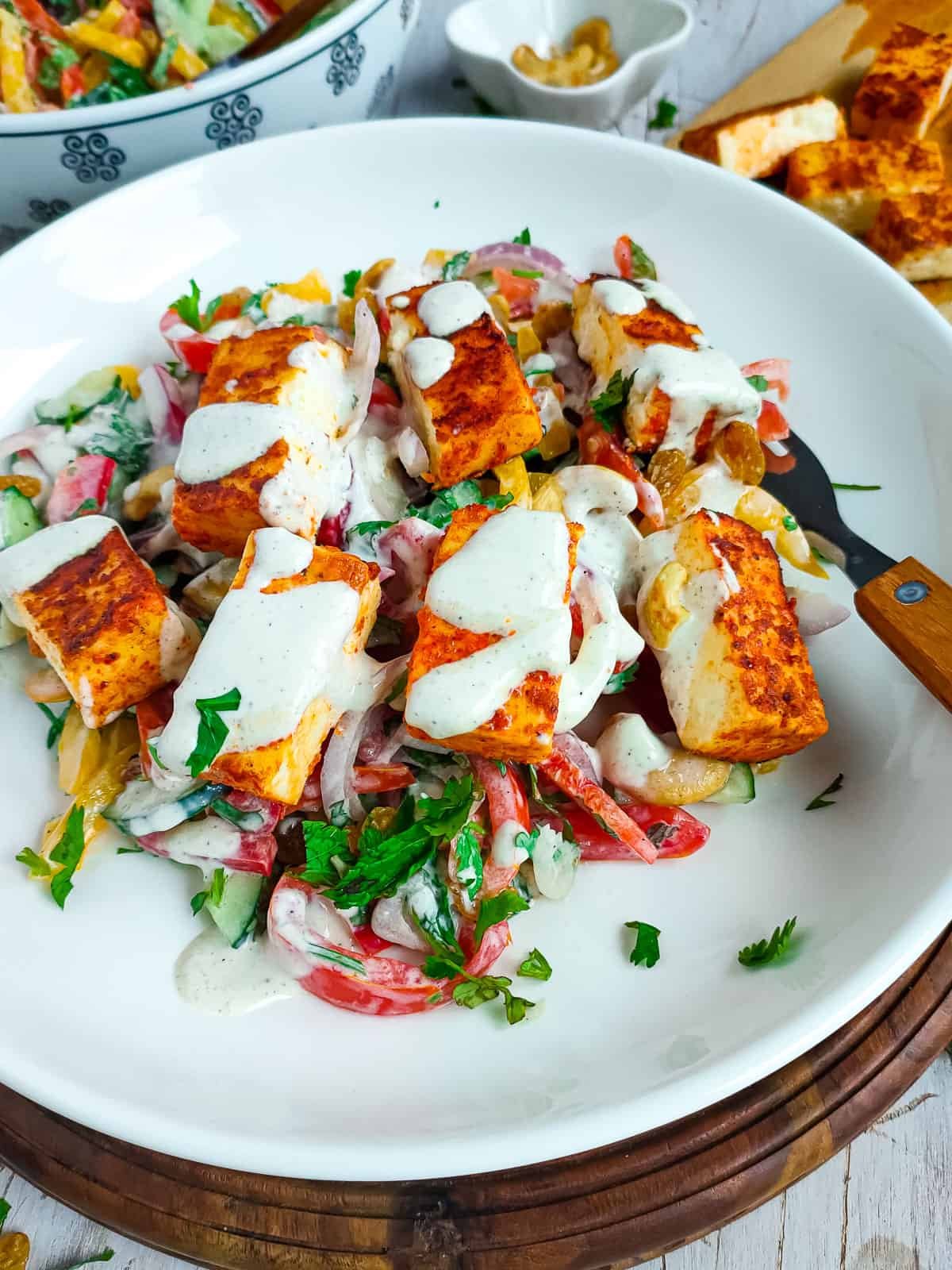 Veg Paneer Tikki Salad FC